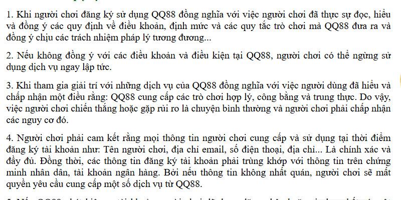 Lưu ý cần ghi nhớ để đăng ký QQ88 thành công 