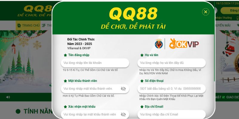 Tham gia đăng nhập QQ88 ngay hôm nay để trải nghiệm